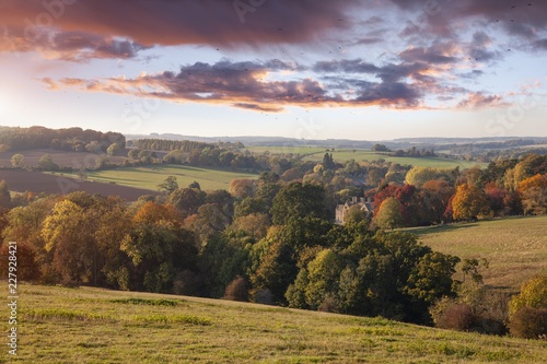 Canvas Print View from Stow-on-the-Wold, Cotswolds, England