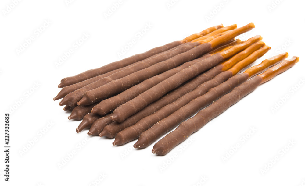 chocolate covered sticks isolated chocolate covered sticks isolated