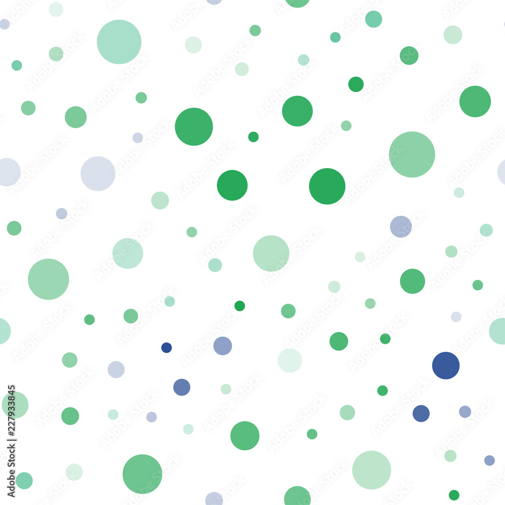 Light Blue, Green vector seamless layout with circle shapes.
