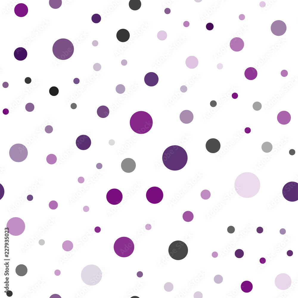 Dark Pink vector seamless texture with disks.