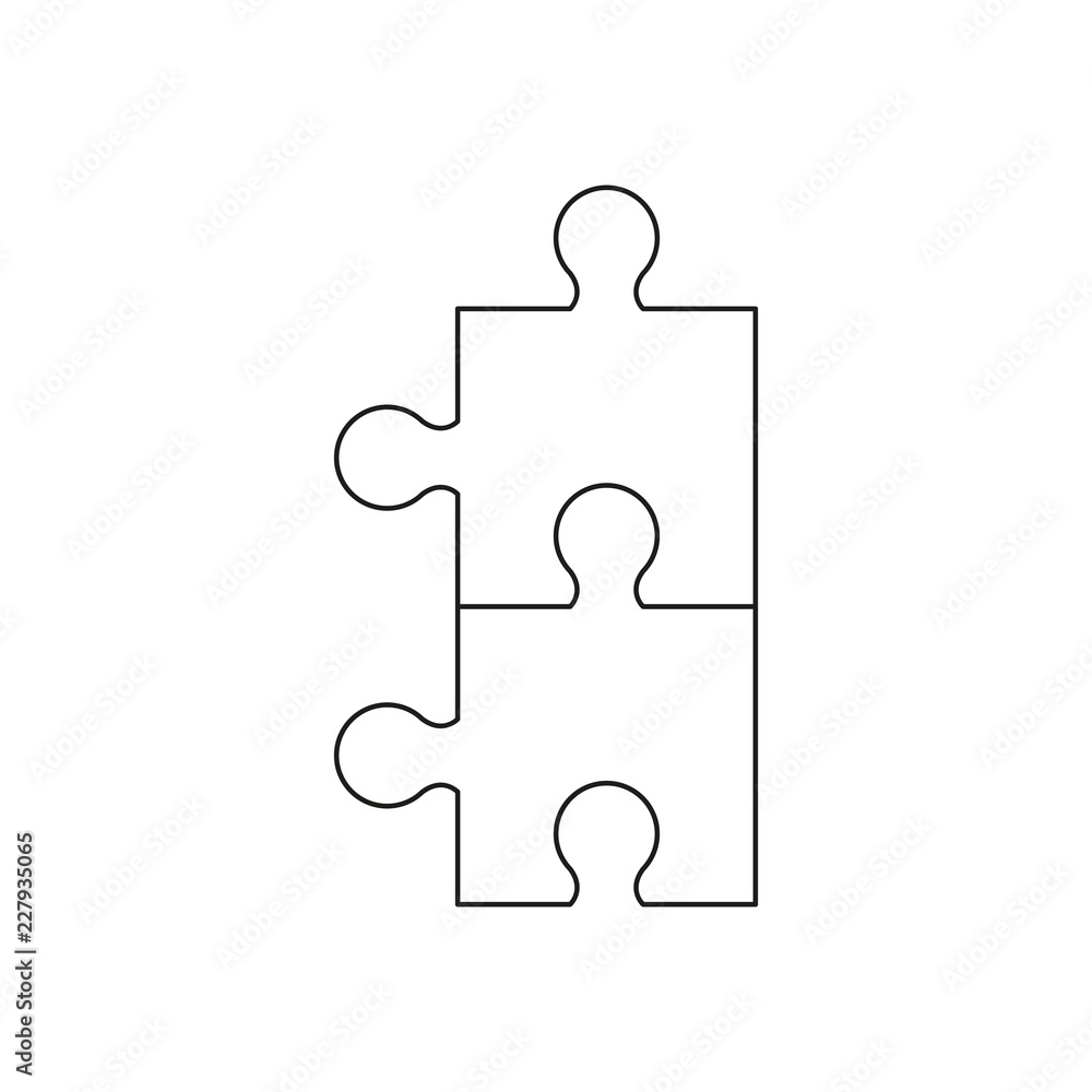 Puzzel of line icons good game skill Puzzel of line icons good game skill
