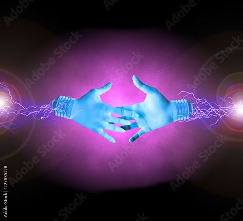 Electric handshake
