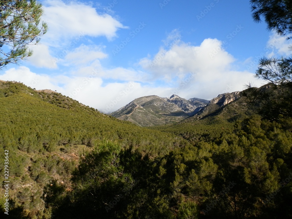 Fototapeta premium La Axarquia, Andalucia, Spain