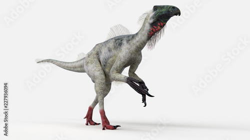 3d rendered illustration of a beipiaosaurus © Sebastian Kaulitzki