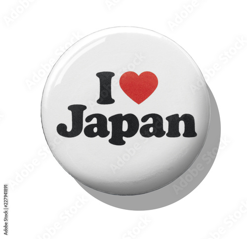 An I love Japan badge