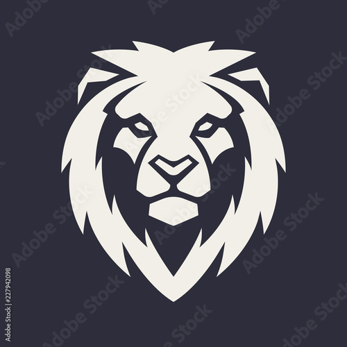 Fototapeta Naklejka Na Ścianę i Meble -  Lion Head Vector Mascot