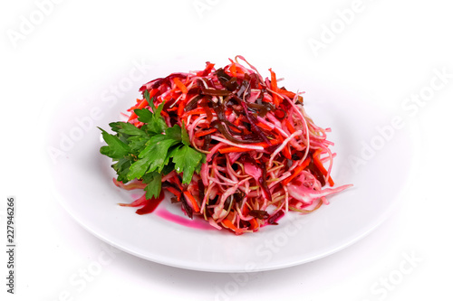 Salad of sauerkraut and carrots © art_zzz