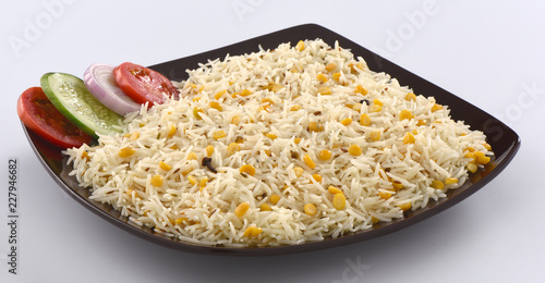 Dal Chana Khichri, Bengal Gram cooked with Basmati Rice