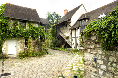 France, picturesque village of Giverny in Normandie It is best known as the location of Claude Monet's garden and home.
