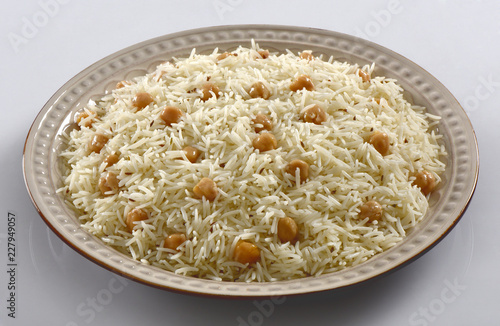 Chana Pulao, Rice with Chickpeas