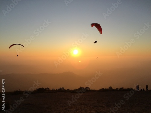 Pedra Grande, sunset, por do sol, paragliding, montanha, paz, piece, voo livre, asa delta, flying, montain