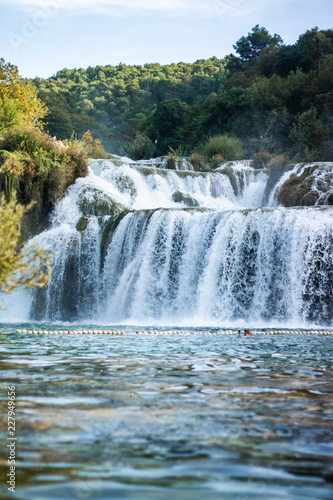 Wallpaper Mural Waterfall in Croatia - Krka national park (park narodowy Krka w Chorwacji) Torontodigital.ca
