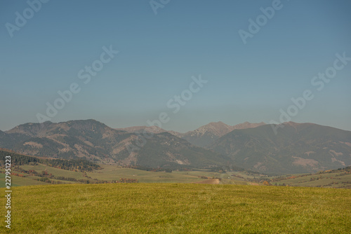 view of slovak tatra mountains
