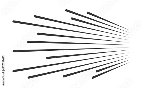 Speed lines vector