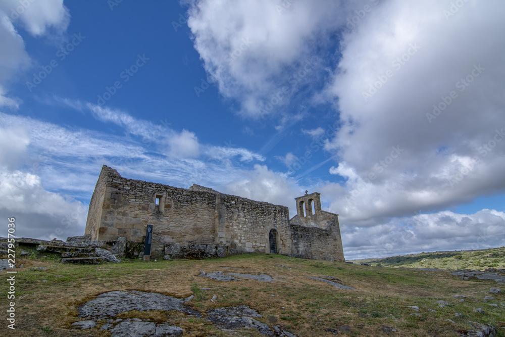 Ruinas de Castelo Mendo, pueblo histórico en el distrito de Guarda. Portugal.