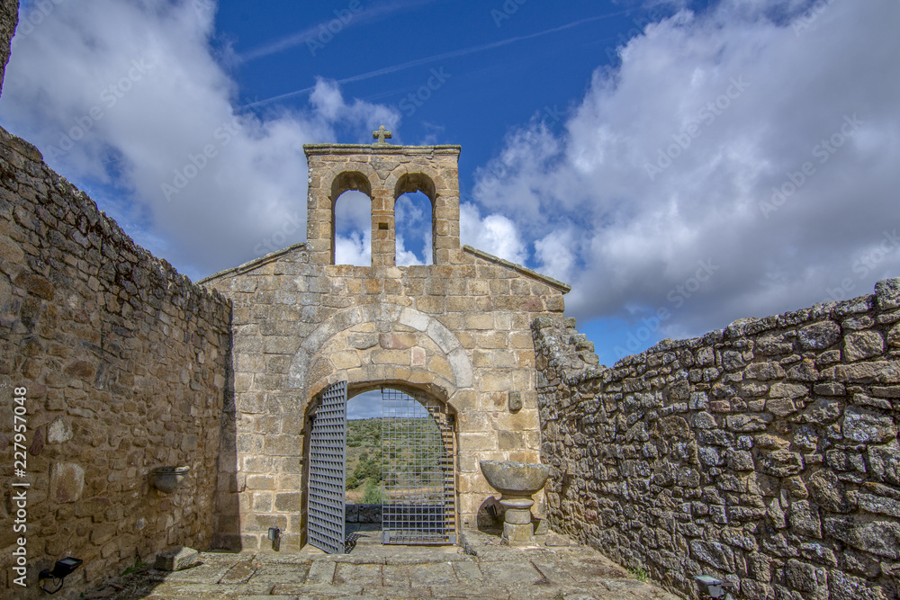 ruinas de Castelo Mendo, pueblo histórico en el distrito de Guarda. Portugal.