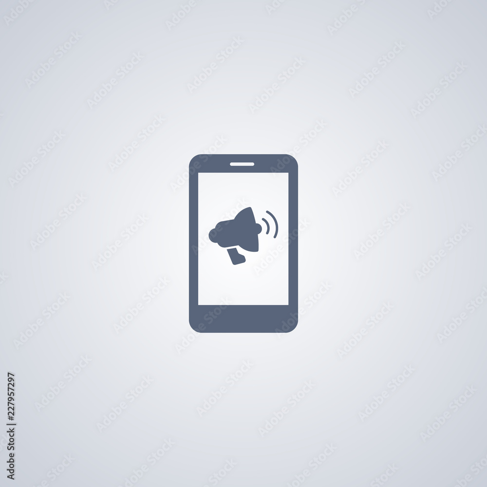 Smartphone loudspeaker, vector best flat icon Smartphone loudspeaker, vector best flat icon