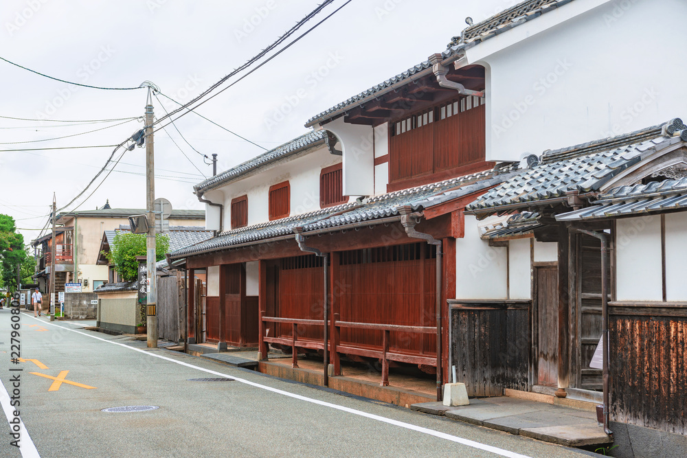 萩城下町の風景