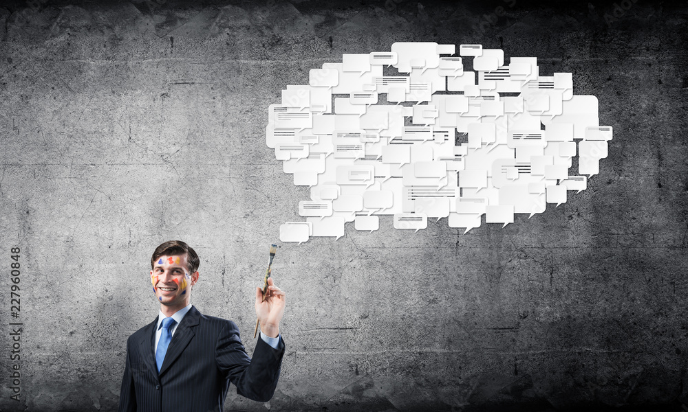 Modern and creative doing of business Modern and creative doing of business