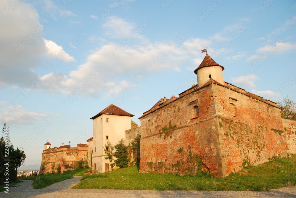 Citadel of The Guard in Brasov, Romania