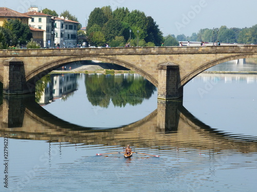 Ponte alla Carraia, Florence, Italy photo