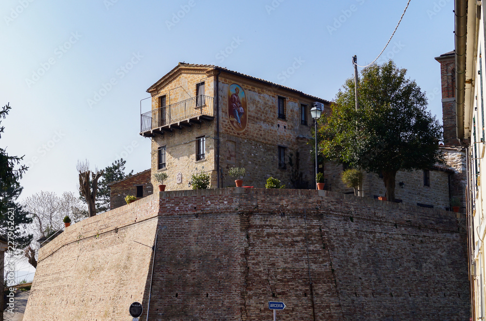 Obraz premium Castello di San Pietro in Musio Arcevia