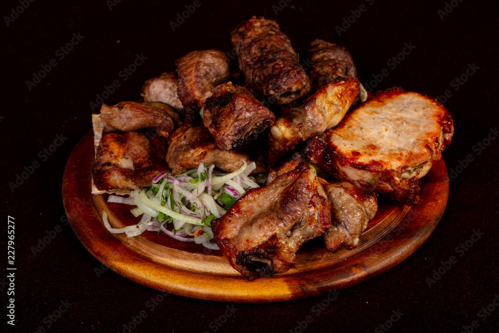 Shashlik kebab set Shashlik kebab set