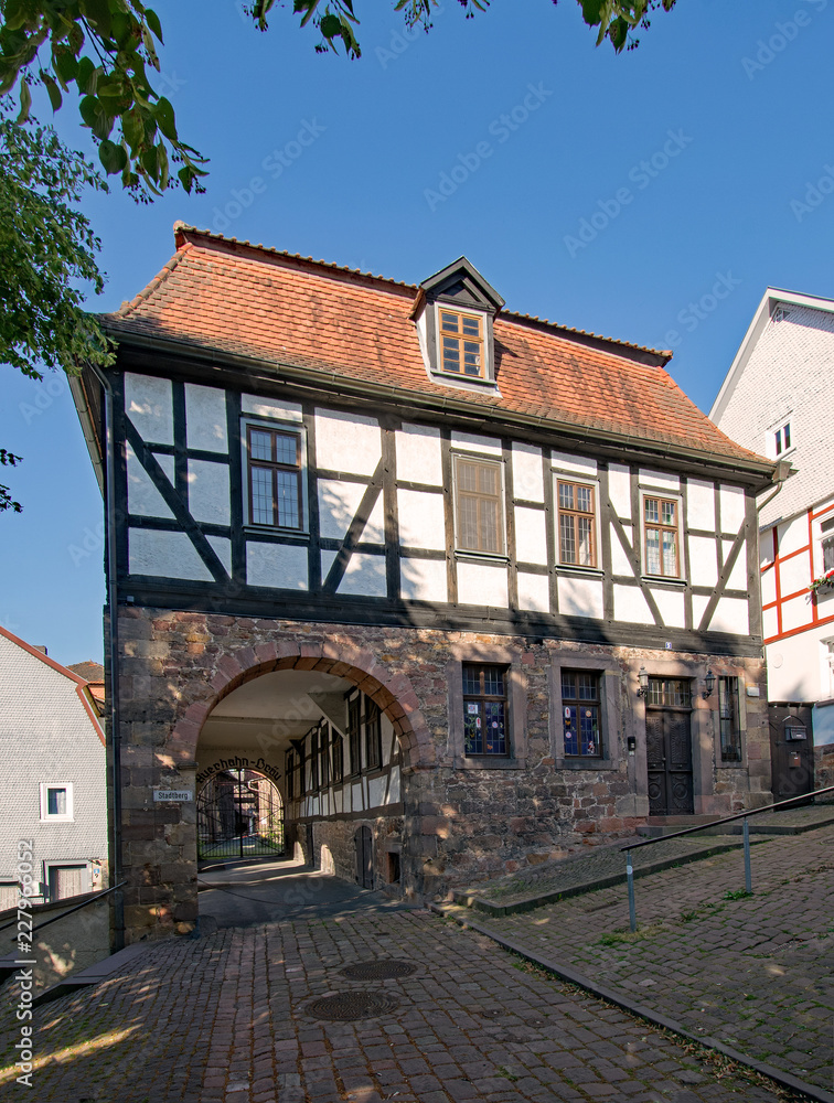 In der Altstadt von Schlitz, Hessen, Deutschland In der Altstadt von Schlitz, Hessen, Deutschland