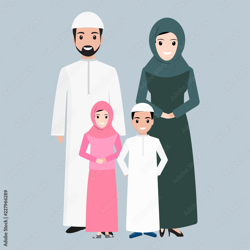 Obraz premium Arabic people icon, muslim people icon