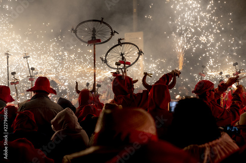 Photography Traditional festive of correfocs day