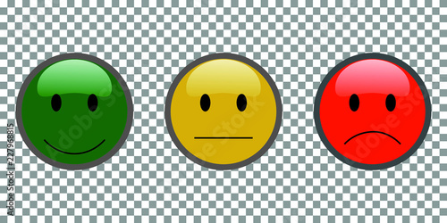 Smiley Button Bewertung Transparent