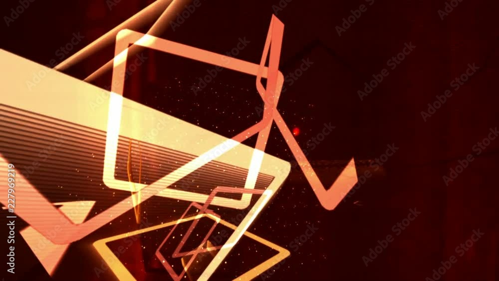 Artistic motion graphic composition with colorful abstract moving shapes. Artistic motion graphic composition with colorful abstract moving shapes.