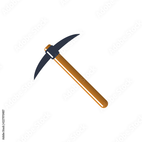 Mining tool graphic design element vector illustration