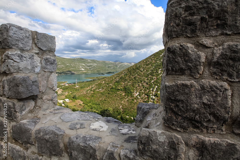 Ston, Blick von der Festungsanlage - Kroatien