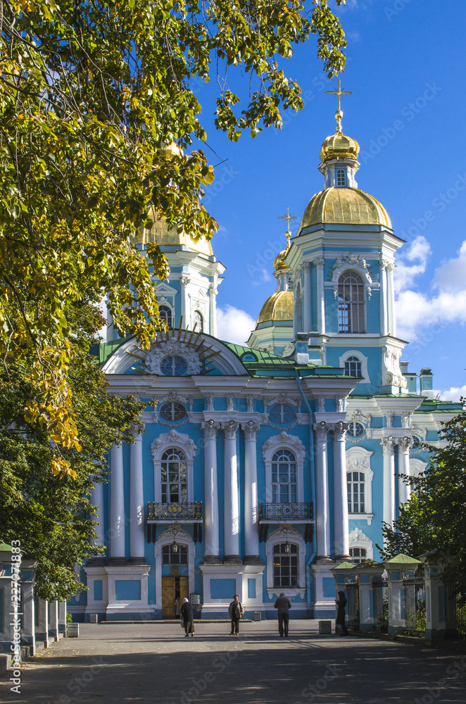 St. Petersburg, autumn, St. Nicholas Cathedral