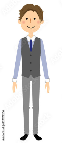若い男性　青年