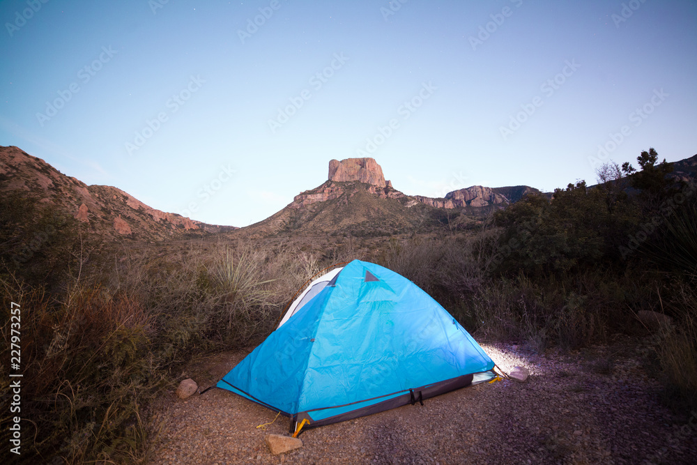 Campsite at Chisos Basin