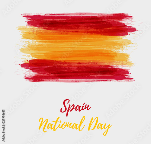 Spain National day background