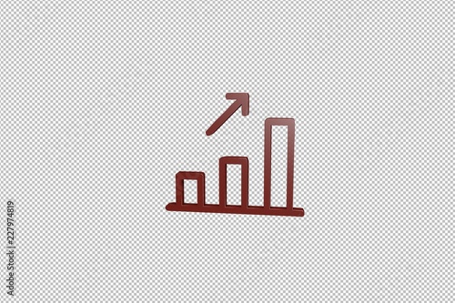 Illustration of Profitable on transparent background