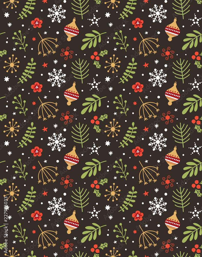Christmas seamless pattern