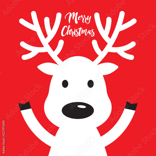white Christmas Reindeer