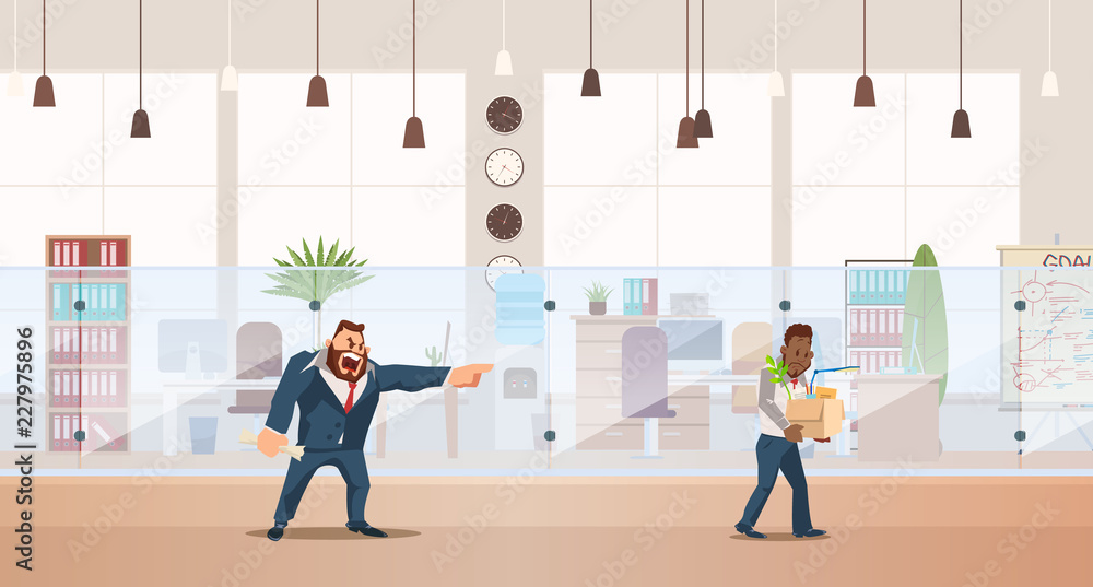 Dismissed, Loss Job. Vector Illustration. Dismissed, Loss Job. Vector Illustration.