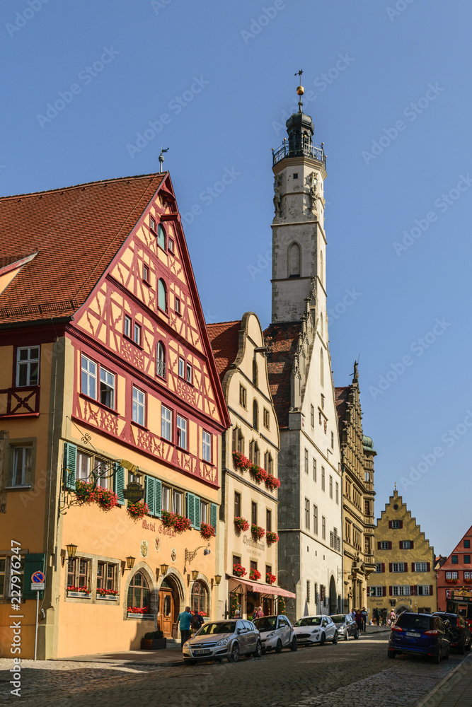 Market Square in Rothenburg Old Town