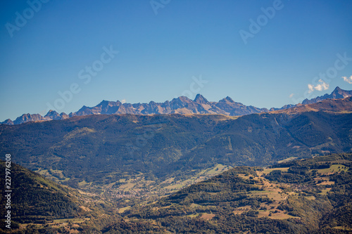 Les Alpes vue depuis Saint Hilaire