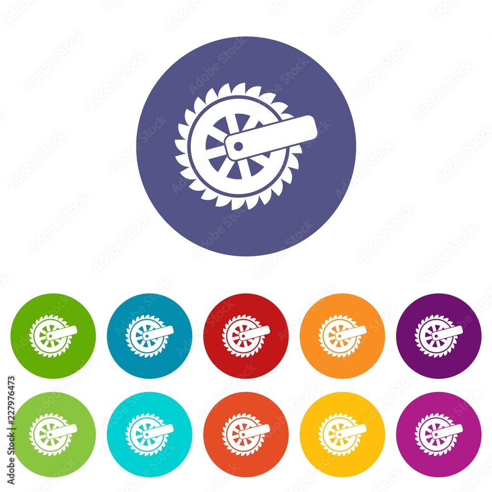 Cogwheel icon. Simple illustration of cogwheel vector icon for web Cogwheel icon. Simple illustration of cogwheel vector icon for web