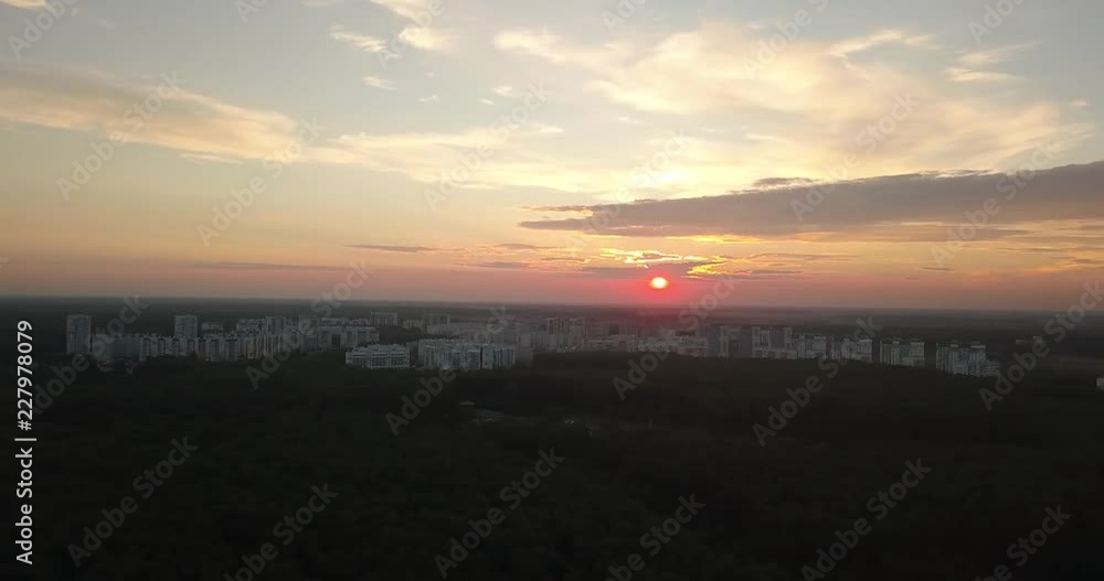 flight overlooking the houses. Flying over beautiful buildings and the road. Aerial camera shot. Landscape panorama. flight overlooking the houses. Flying over beautiful buildings and the road. Aerial camera shot. Landscape panorama.