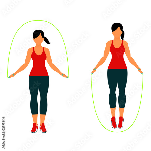 Fitness exercises for strong and beautiful body