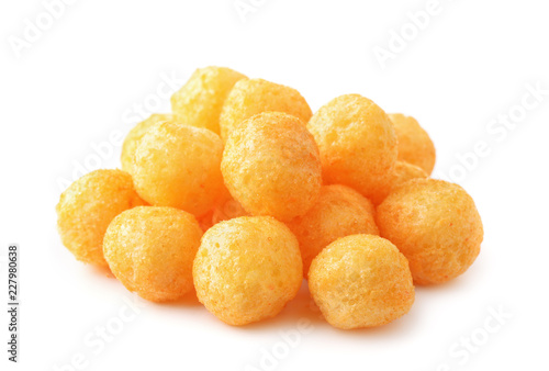 Bild auf Leinwand Cheese puff balls