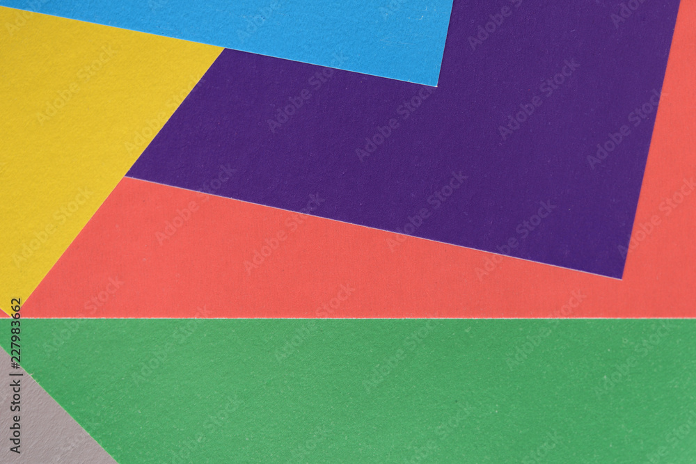 Background and texture of multicolored sheets of cardboard close up Background and texture of multicolored sheets of cardboard close up