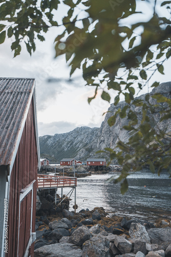Lofoten Nusfjord harbor